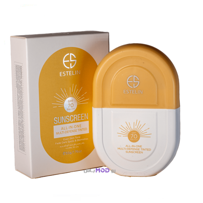 ضد آفتاب رنگی  استیلین spf70