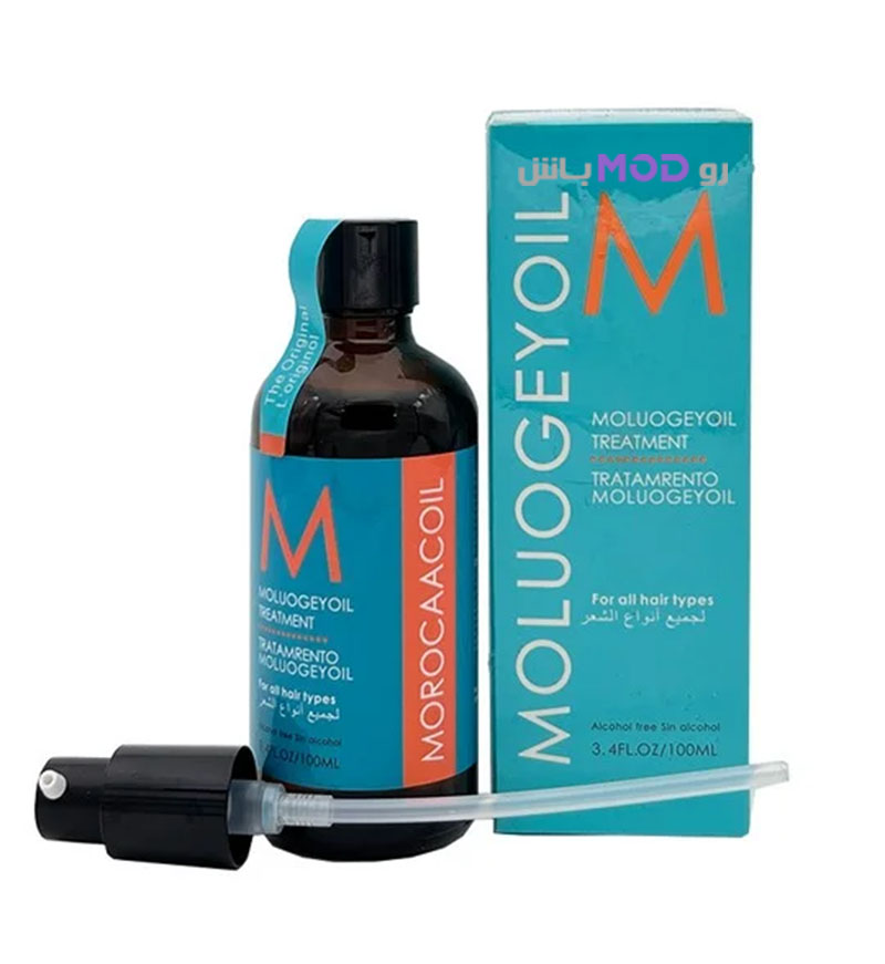 روغن آرگان مولوجی moluogeyoil حجم 100 میلی لیتر
