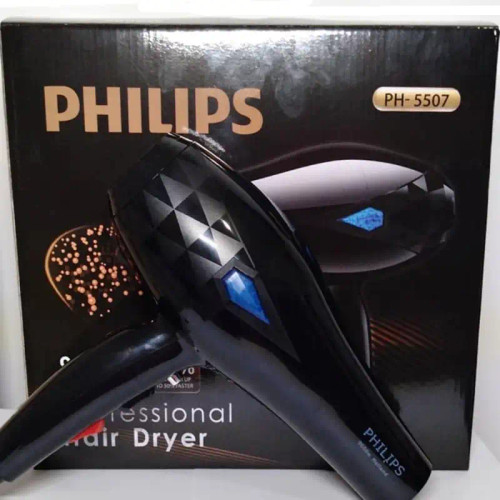 سشوار فیلیپس مدل PH5507 ظرفیت ۹۰۰۰ وات با باد سرد و متمرکزکننده
